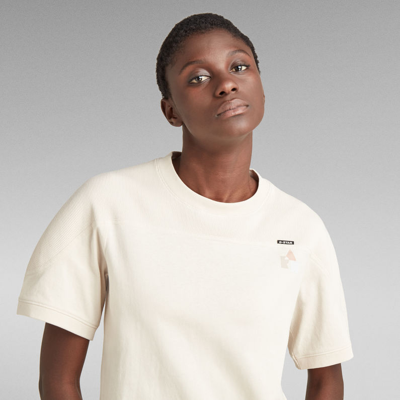 G-Star RAW® Adjustable Rib Top Weiß