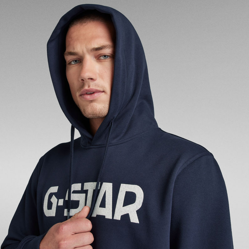 G-Star RAW® G-Star Hooded Sweatshirt Dunkelblau