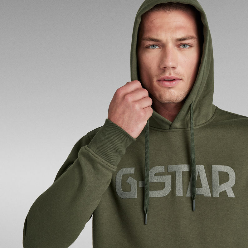 G-STAR® G-Star Hooded Sweater Green