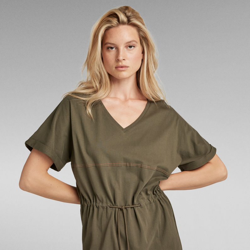 G-Star RAW® Adjustable Waist Dress Green