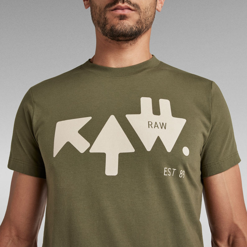 G-Star RAW® RAW Arrow T-Shirt Grün