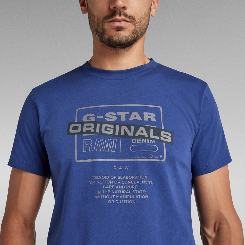 G-STAR® Originals Logo T-Shirt Medium blue