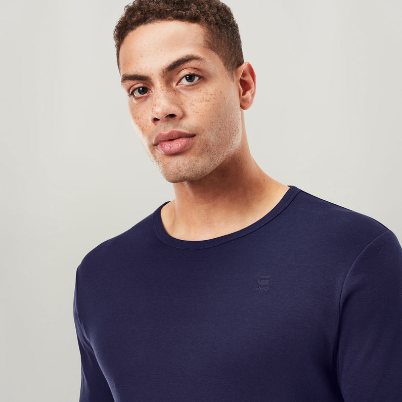 G-Star RAW® Basic T-Shirt 2er-Pack Dunkelblau