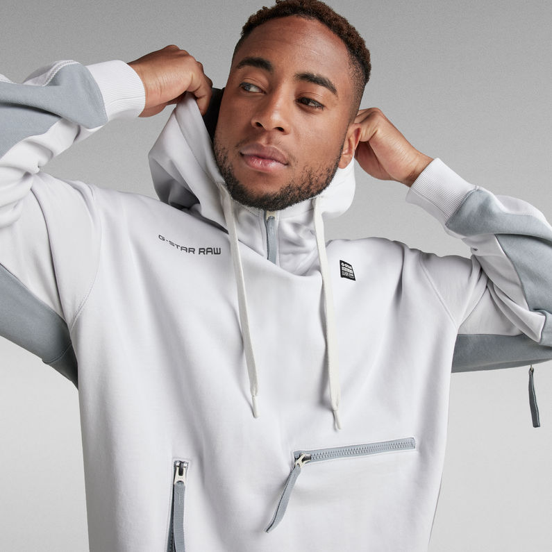 G-STAR® Half Zip Loose Hooded Sweater Multi color