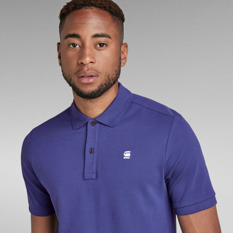 G-STAR® Polo Dunda Slim Midden blauw