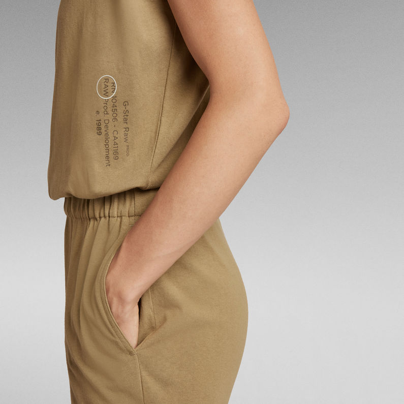 G-Star RAW® Snap Button Jumpsuit Grün