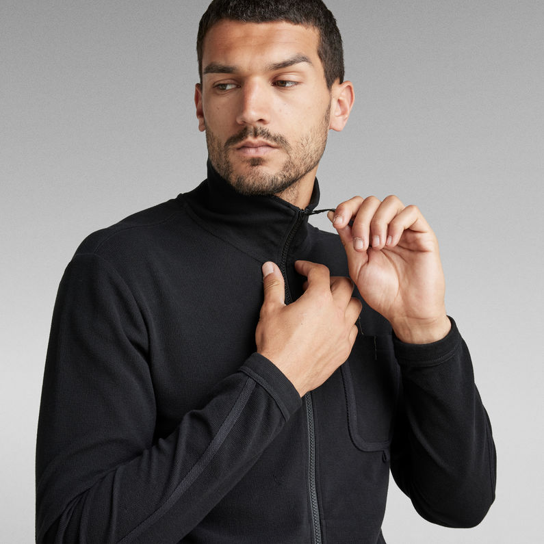 G-Star RAW® Zip Through Tweeter Pocket Tape Black