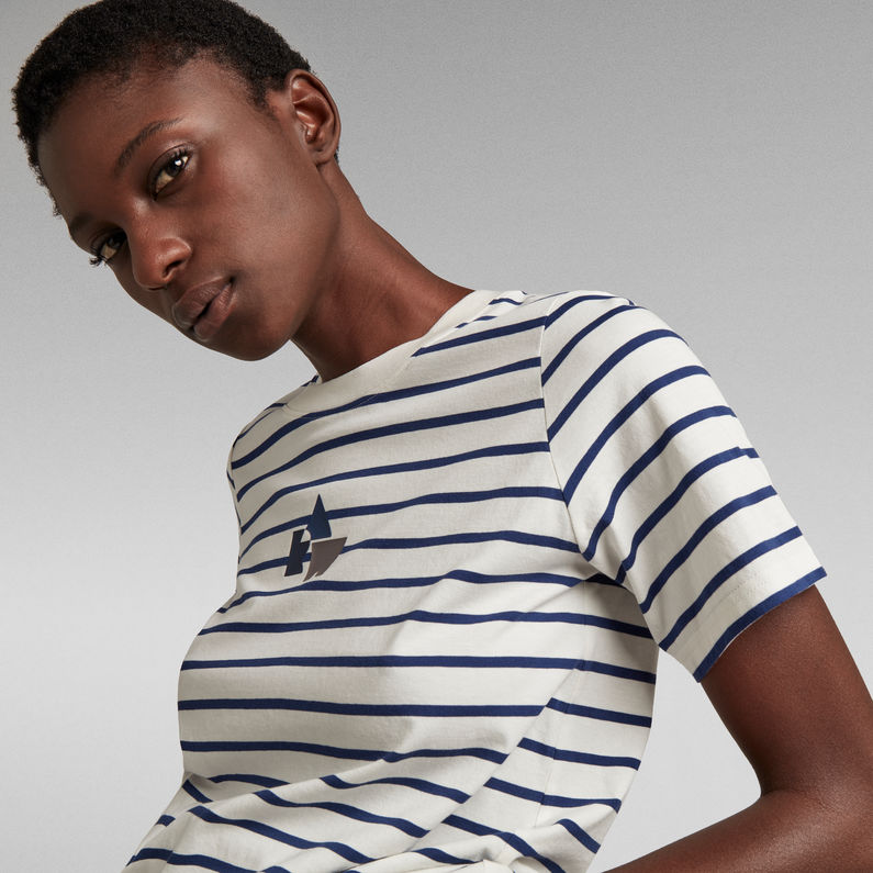 G-Star RAW® Graphic T-Shirt Stripe Small Meerkleurig