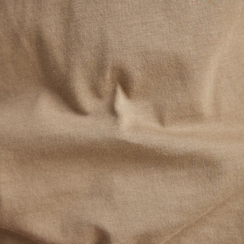 G-Star RAW® T-shirt Layered Logo Slim Brun