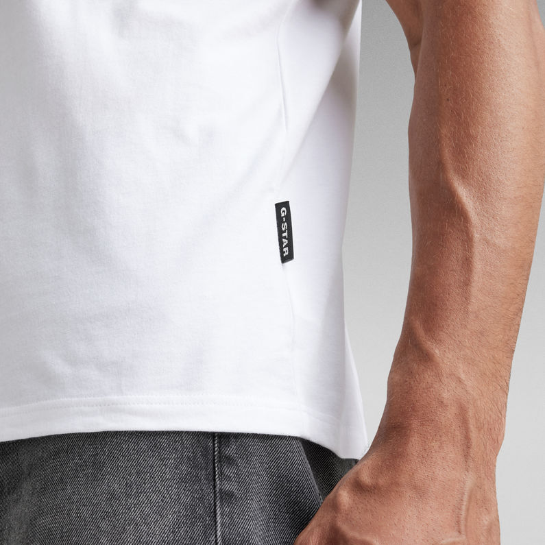 G-STAR® RAW Logo T-Shirt Weiß