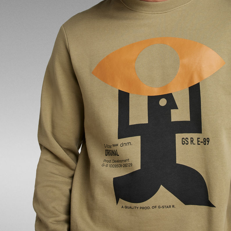 G-Star RAW® Graphic Sweatshirt Grün