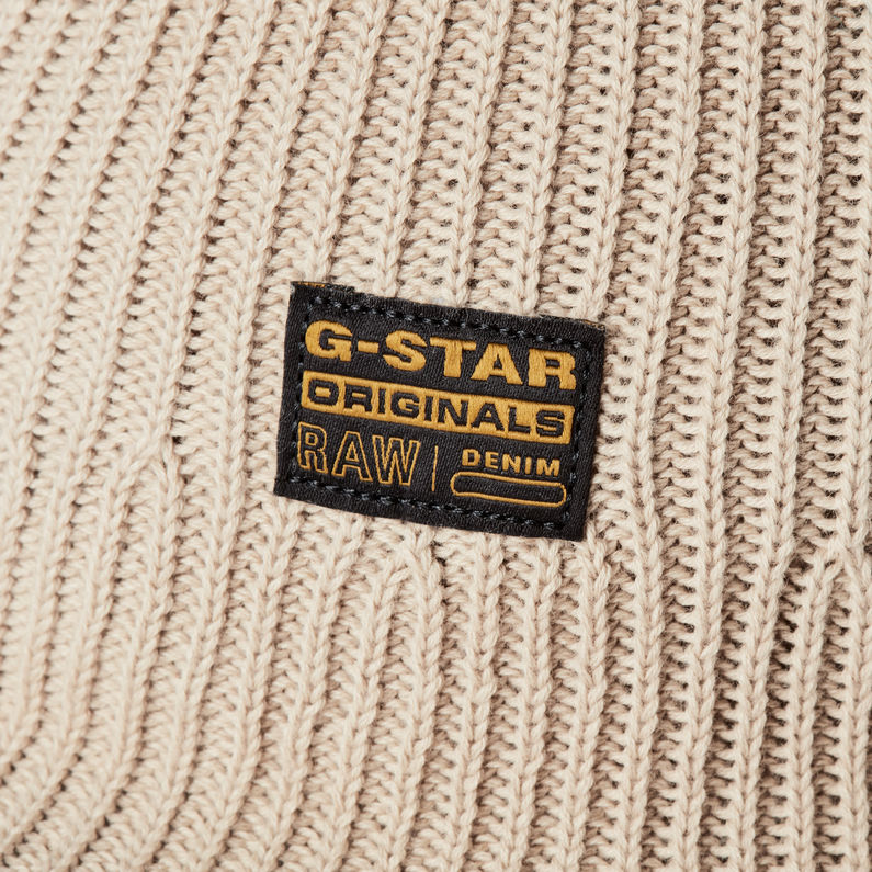 G-STAR® Gebreide Muts Beige