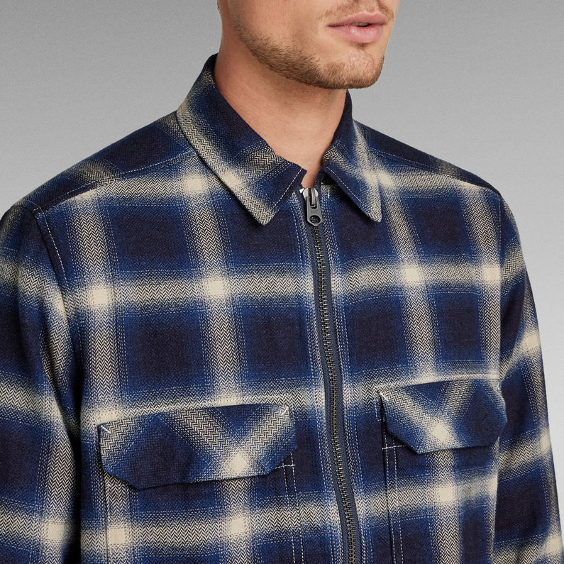 G-Star RAW® Check Zip Reg Overshirt Multi color