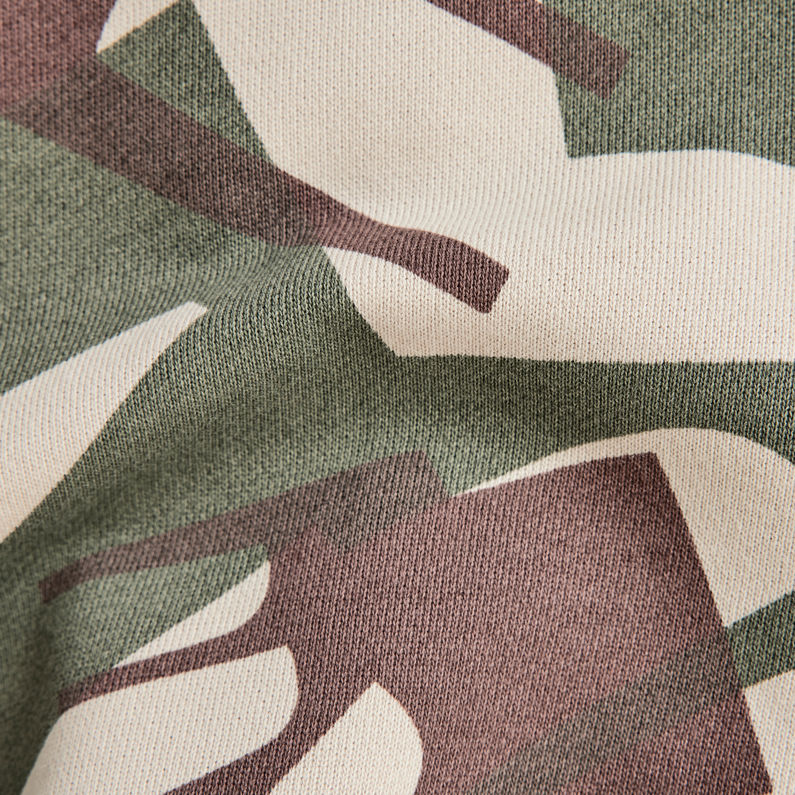 G-STAR® Camo Oversized Sweatshirt Mehrfarbig