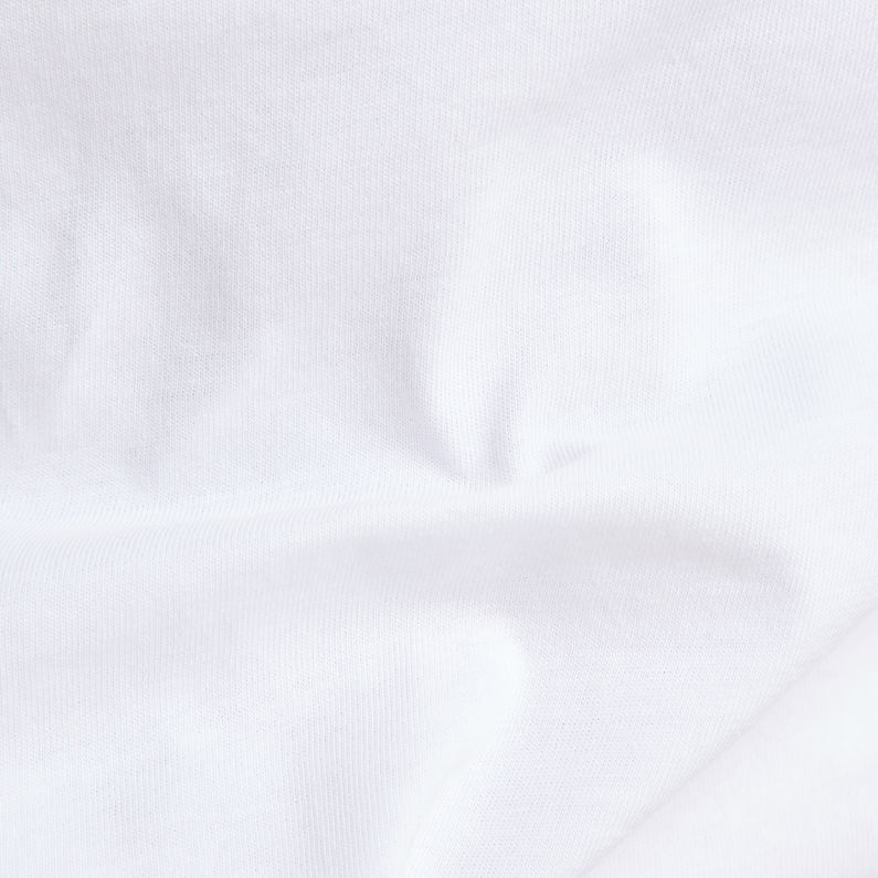 G-Star RAW® T-shirt Chest Graphic Slim Blanc