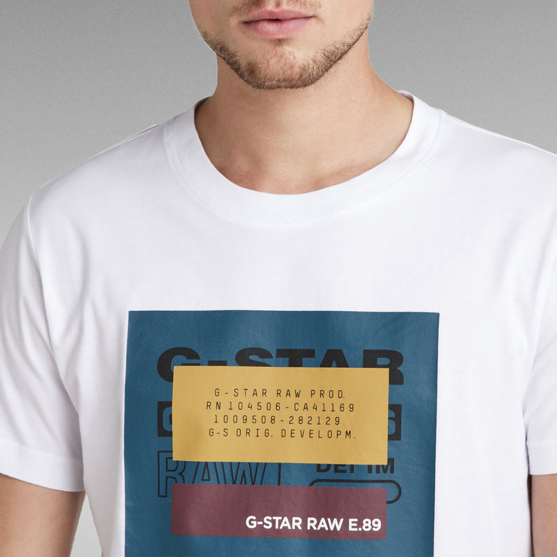 G-Star RAW® Covered Originals T-Shirt Weiß