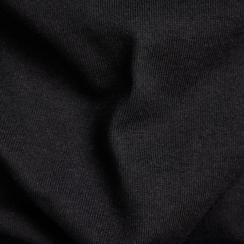 G-Star RAW® T-Shirt Canoe Colorblock Zwart