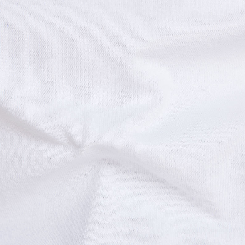 G-STAR® T-shirt Canoe Colorblock Blanc