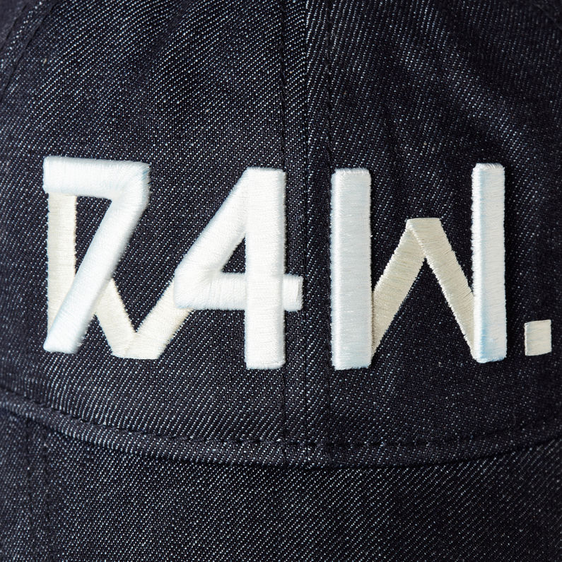 G-Star RAW® Avernus Logo Artwork Baseball Cap Dunkelblau