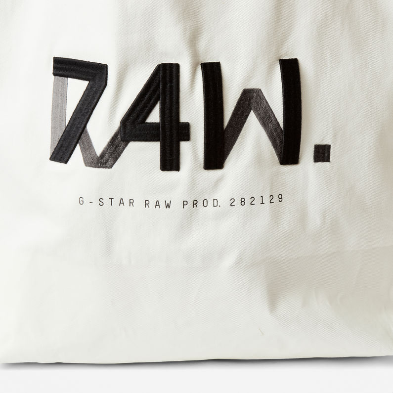 G-Star RAW® Canvas Artwork Shoppertasche Weiß inside view