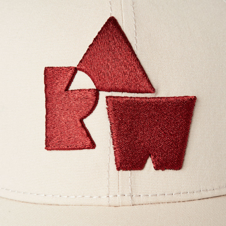 G-STAR® Embro Artwork Baseball Trucker Cap White