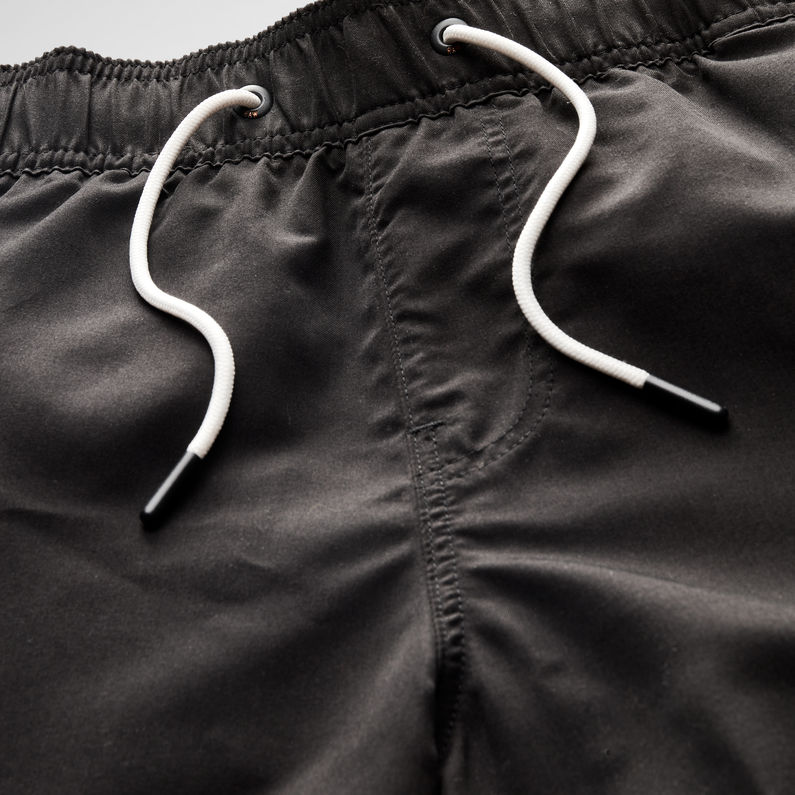 G-Star RAW® Carnic Solid Swim Shorts Black detail shot