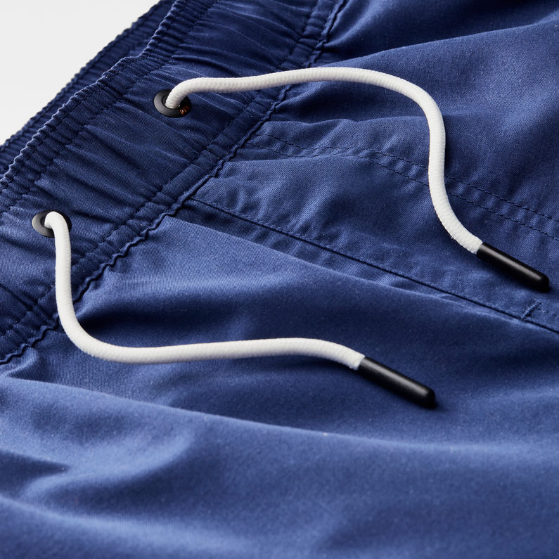 G-STAR® Carnic Solid Zwemshort Midden blauw detail shot