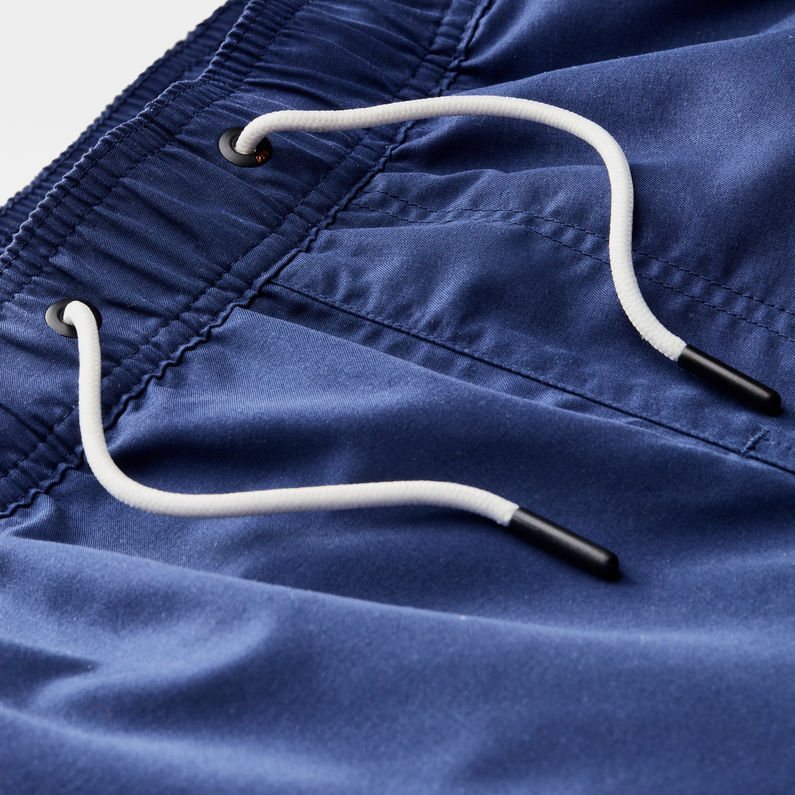 G-Star RAW® Short de bain Carnic Solid Bleu moyen detail shot