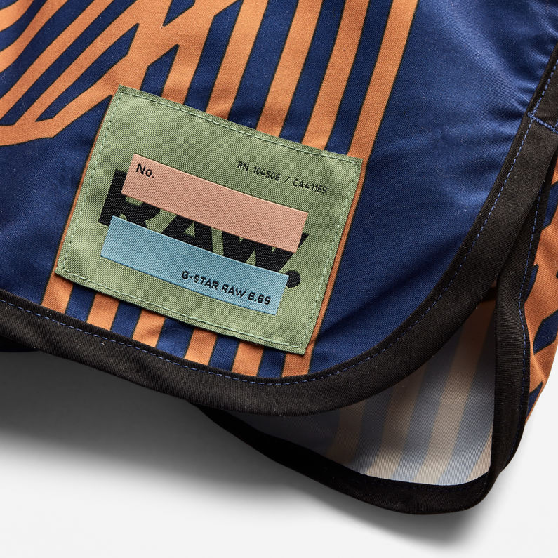 G-STAR® Carnic Raw Allover Swim Shorts Multi color detail shot