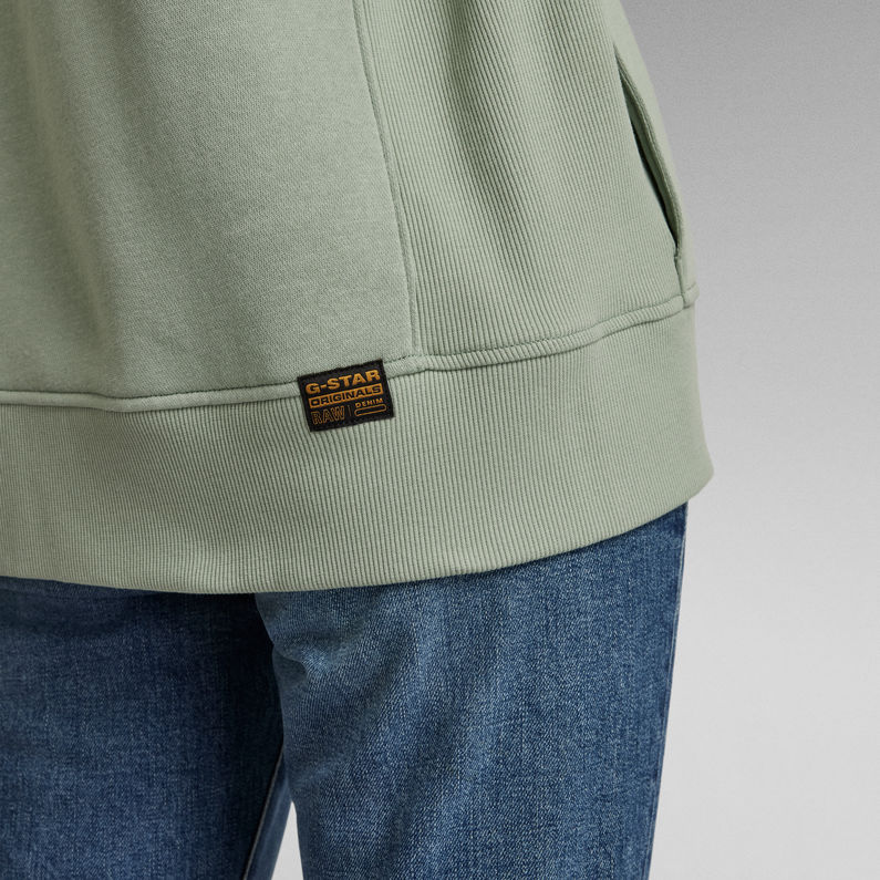 G-Star RAW® Premium Core 2.0 Hooded Zip Through Sweater Light blue