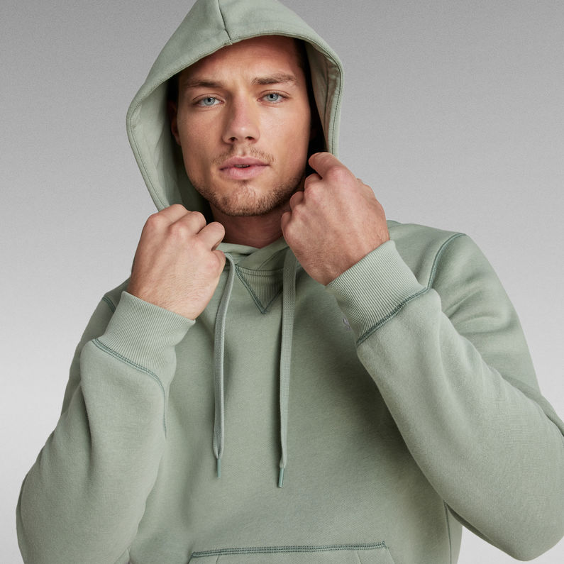 G-STAR® Premium Core Hooded Sweater Light blue