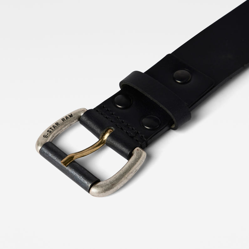 G-Star RAW® Dast Belt Black detail shot buckle