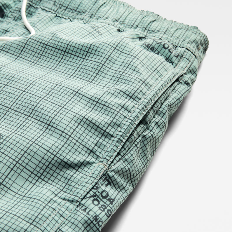 G-STAR® Dirik Graphic Paper Allover Badeshorts Mehrfarbig detail shot