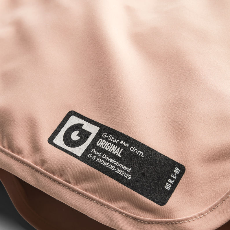 G-STAR® Bañador Carnic Solid Rosa detail shot