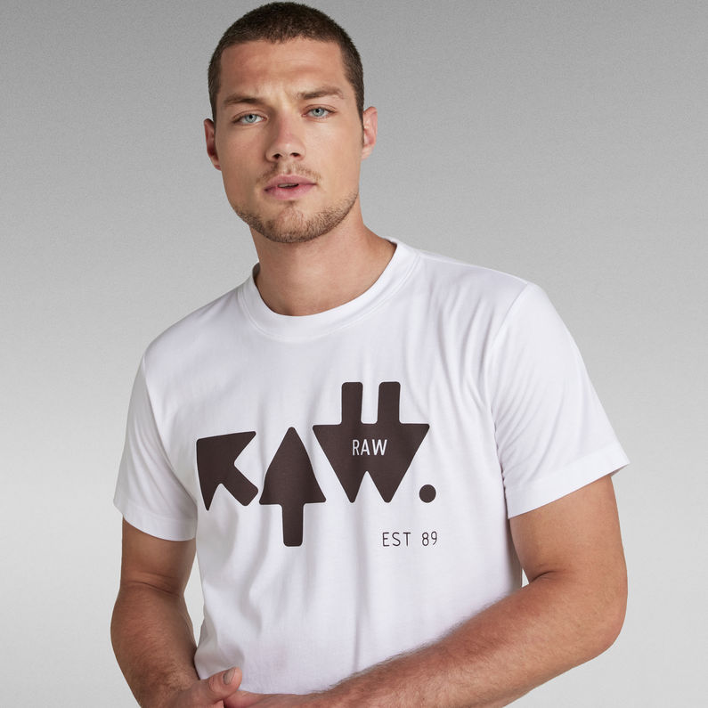 G-Star RAW® Camiseta RAW Arrow Blanco