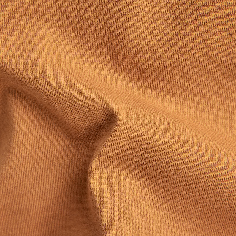 G-STAR® T-shirt Baseball Collar Brun