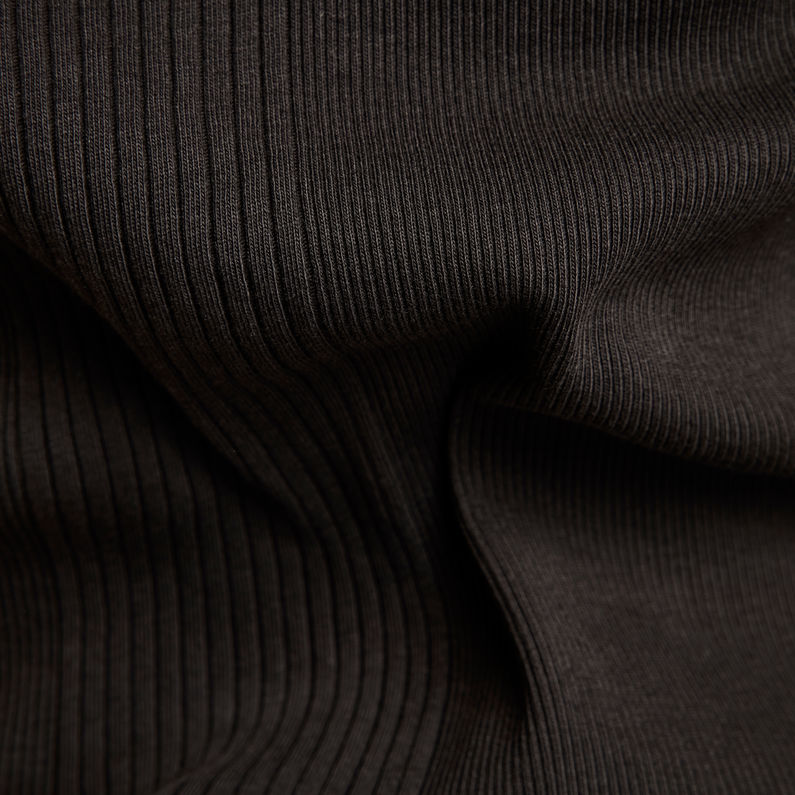 G-STAR® Engineered Rib Tank Kleid Schwarz