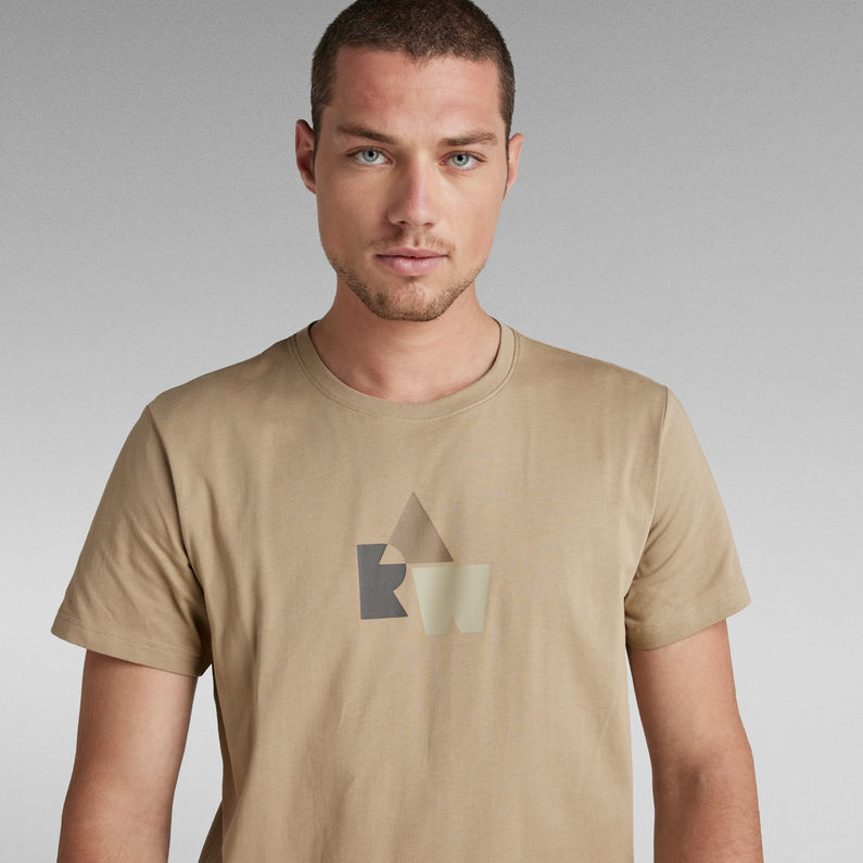 G-STAR® RAW Logo T-Shirt Beige