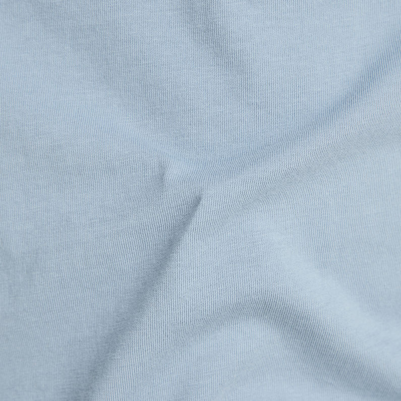 G-Star RAW® T-Shirt Mysid Optic Slim C Lichtblauw
