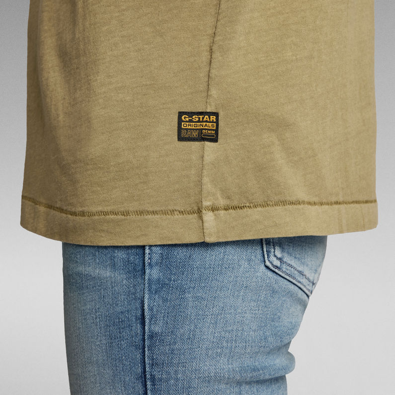 G-Star RAW® Top Regular Fit Overdyed Groen