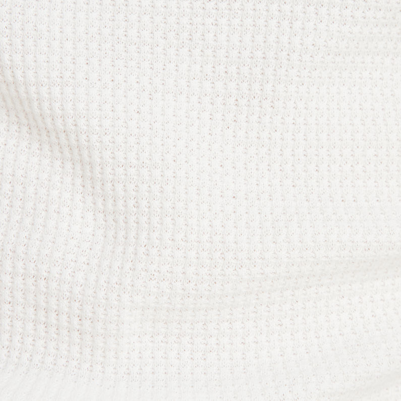G-STAR® Débardeur Waffle Slim Blanc