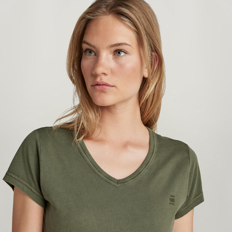 G-Star RAW® Eyben Slim Top Over Dyed Grün