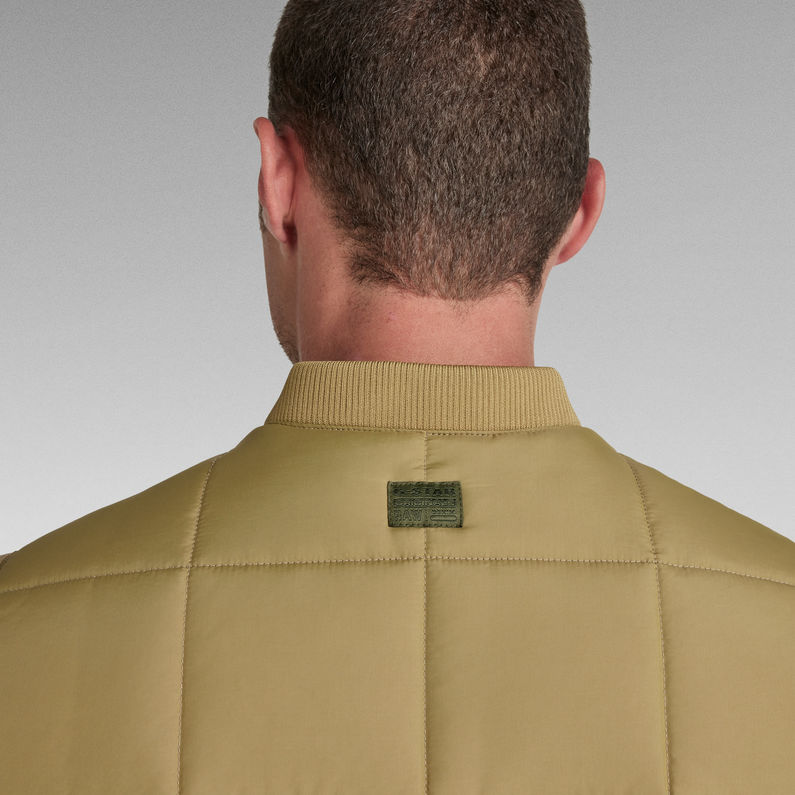 G-STAR® Doorgestikte Bodywarmer Meefic Square Bruin