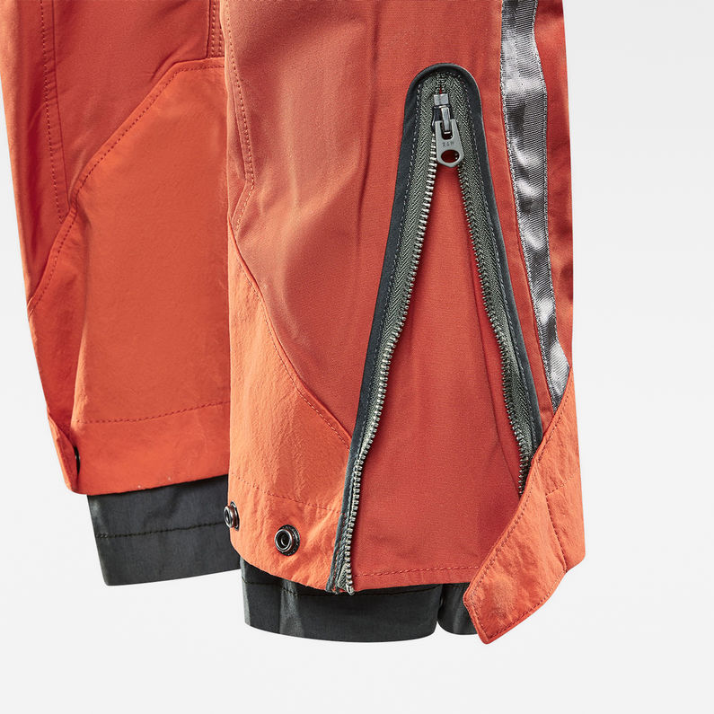 G-STAR® E Cargo 2 in 1 Pants Orange detail shot