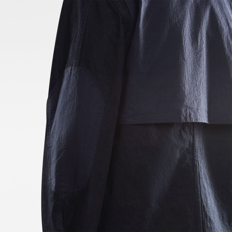 G-STAR® E NPP Denim Trench Dark blue fabric shot