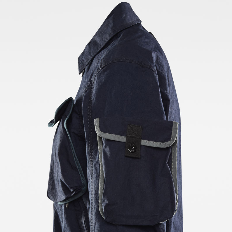 G-STAR® E NPP Nylon Overall ダークブルー fabric shot