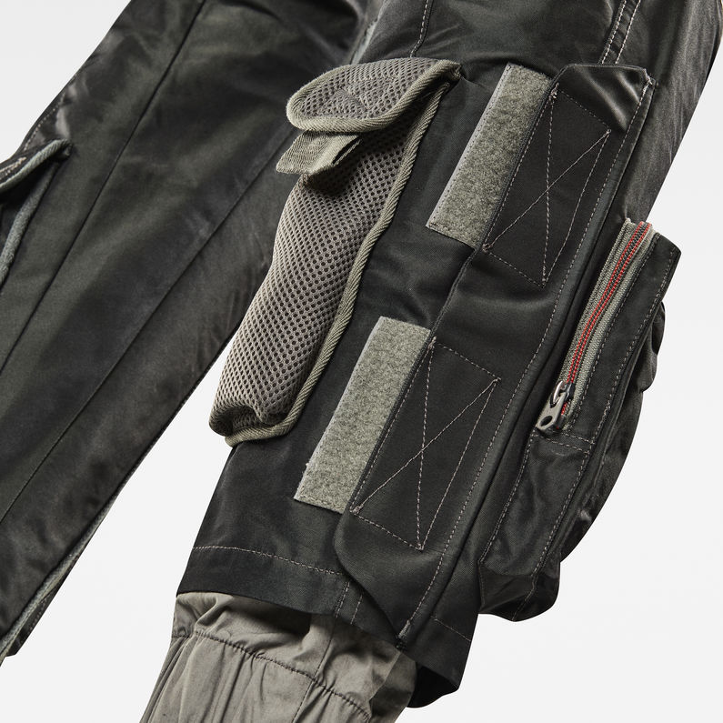 G-STAR® Pantalon cargo E Luggage 2 in 1 Gris detail shot