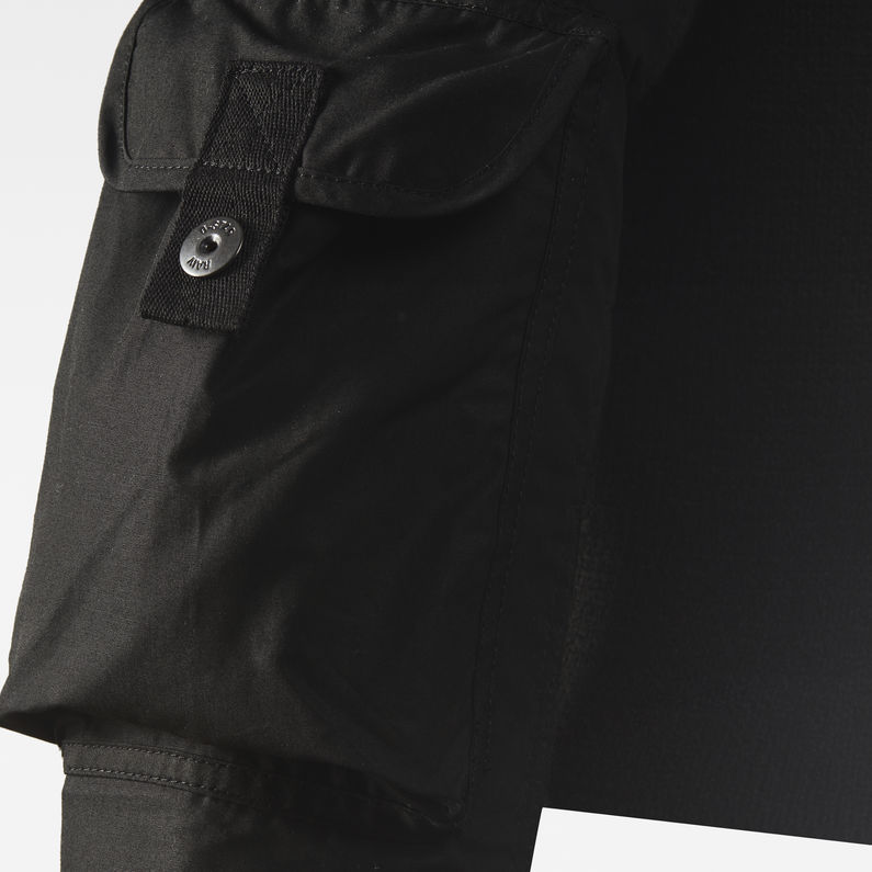 G-STAR® Sweat Hooded Zip Through E Woven Mix Noir