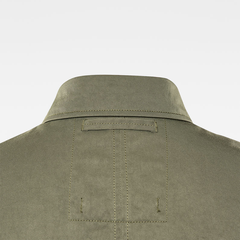 G-STAR® Sobrecamisa E Mysterious Verde detail shot