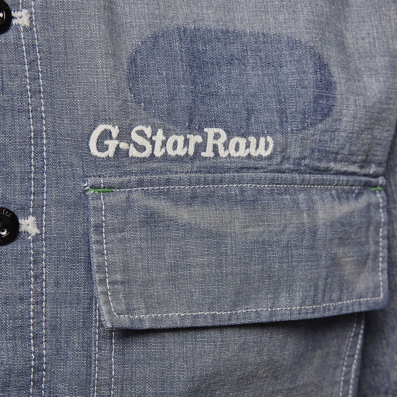 G-Star RAW® E Pocketony Service T-Shirt Lichtblauw